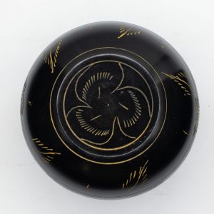 Cuenco sonoro de caldero - Hongo mágico - Amarillo (15 cm)