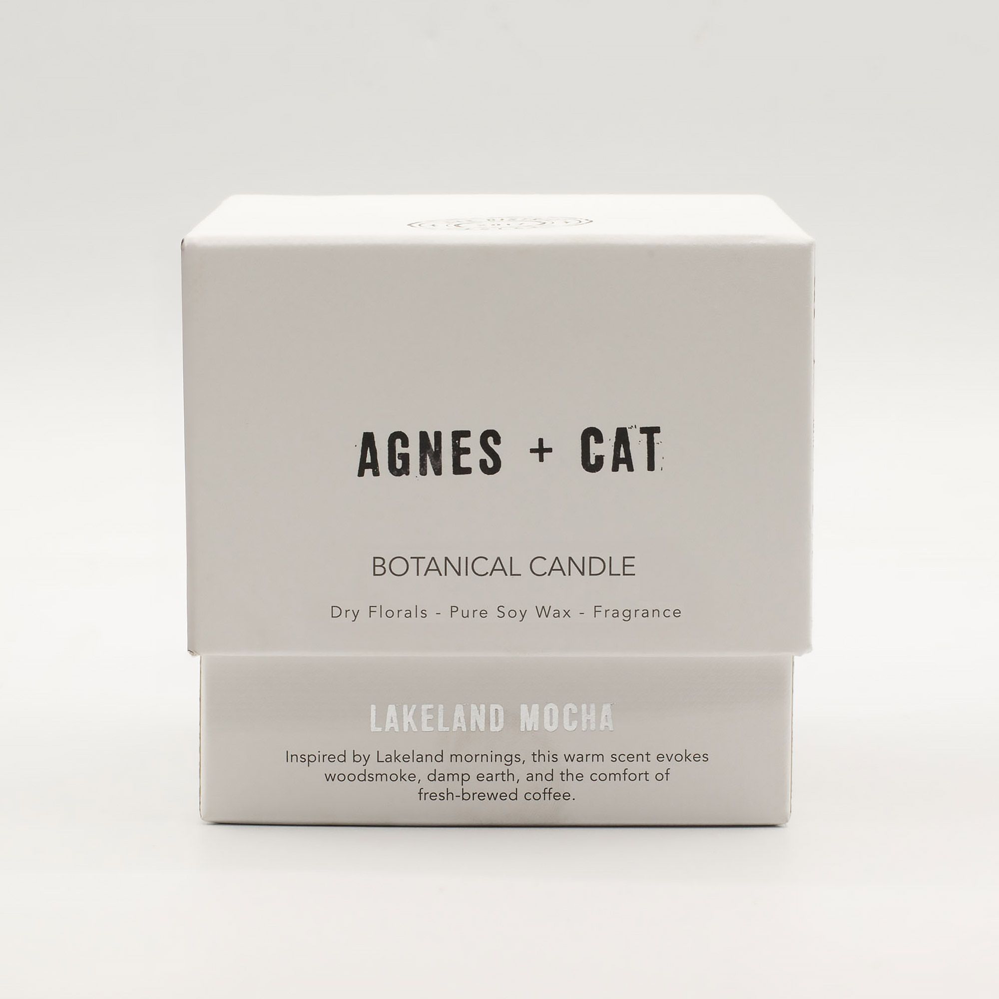 Vela de cera de soja botánica Agnes + Cat - Lakeland Mocha - Imagen 5