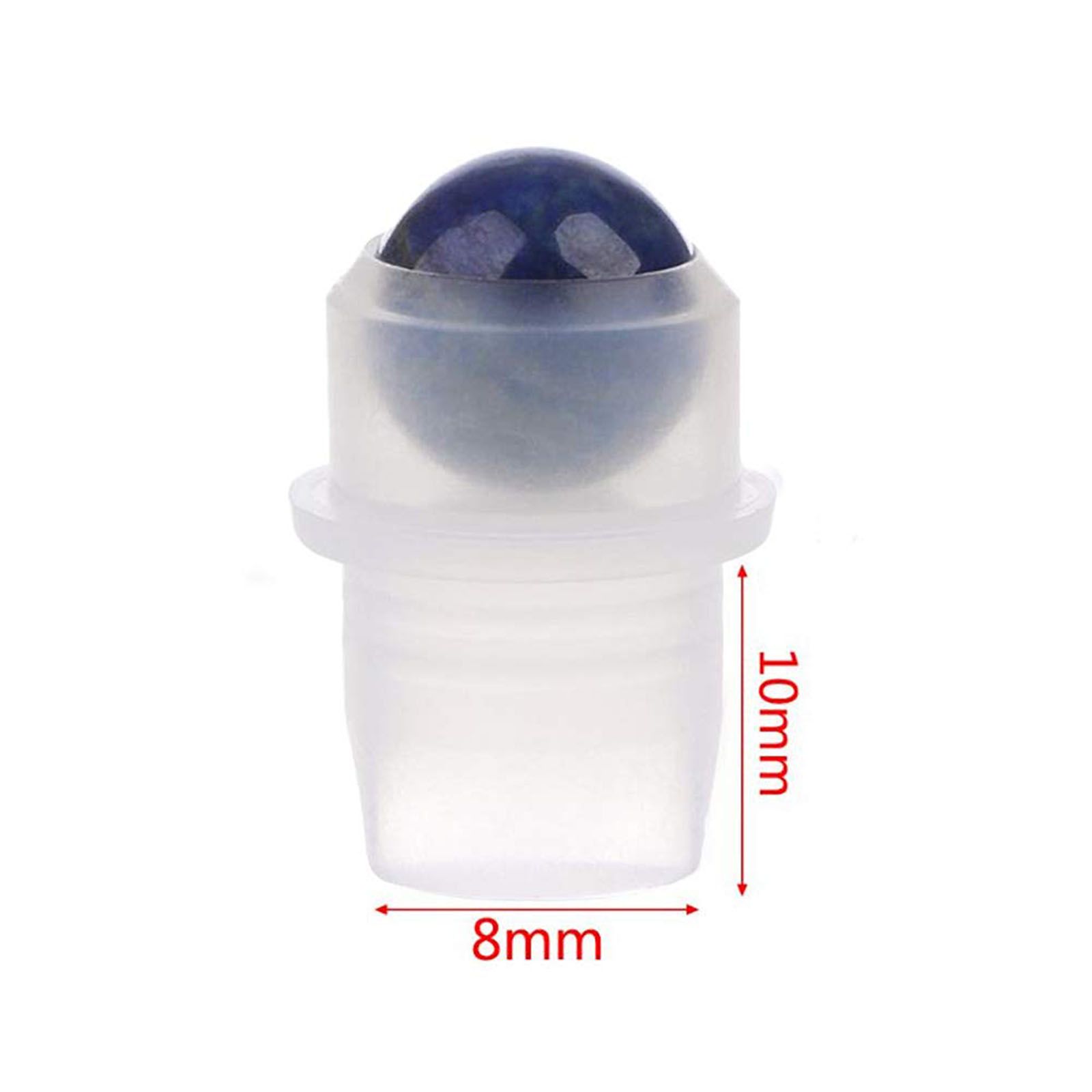 Punta de rodillo de piedras preciosas para botella de 5 ml - Sodalita - Imagen 2