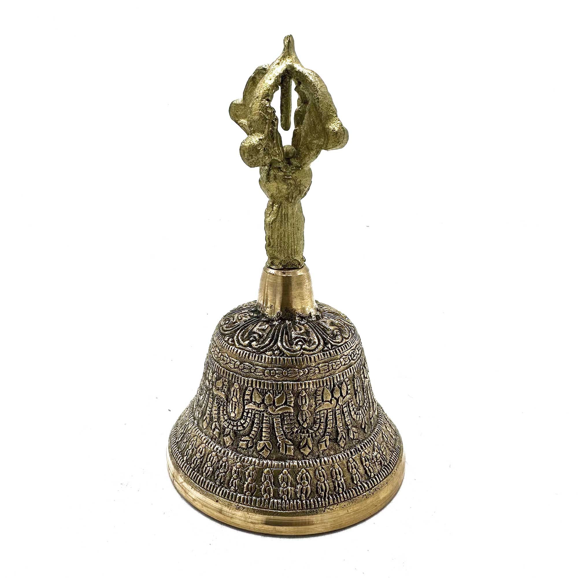 Campana Tingsha tibetana grande - 8x15cm - Imagen 3
