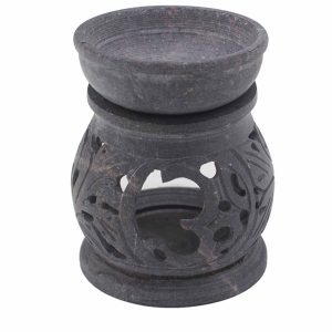 Quemador de aceite pequeño de esteatita 8cm - Om