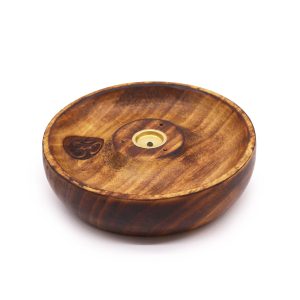 Disco porta incienso para conos y varillas - Om