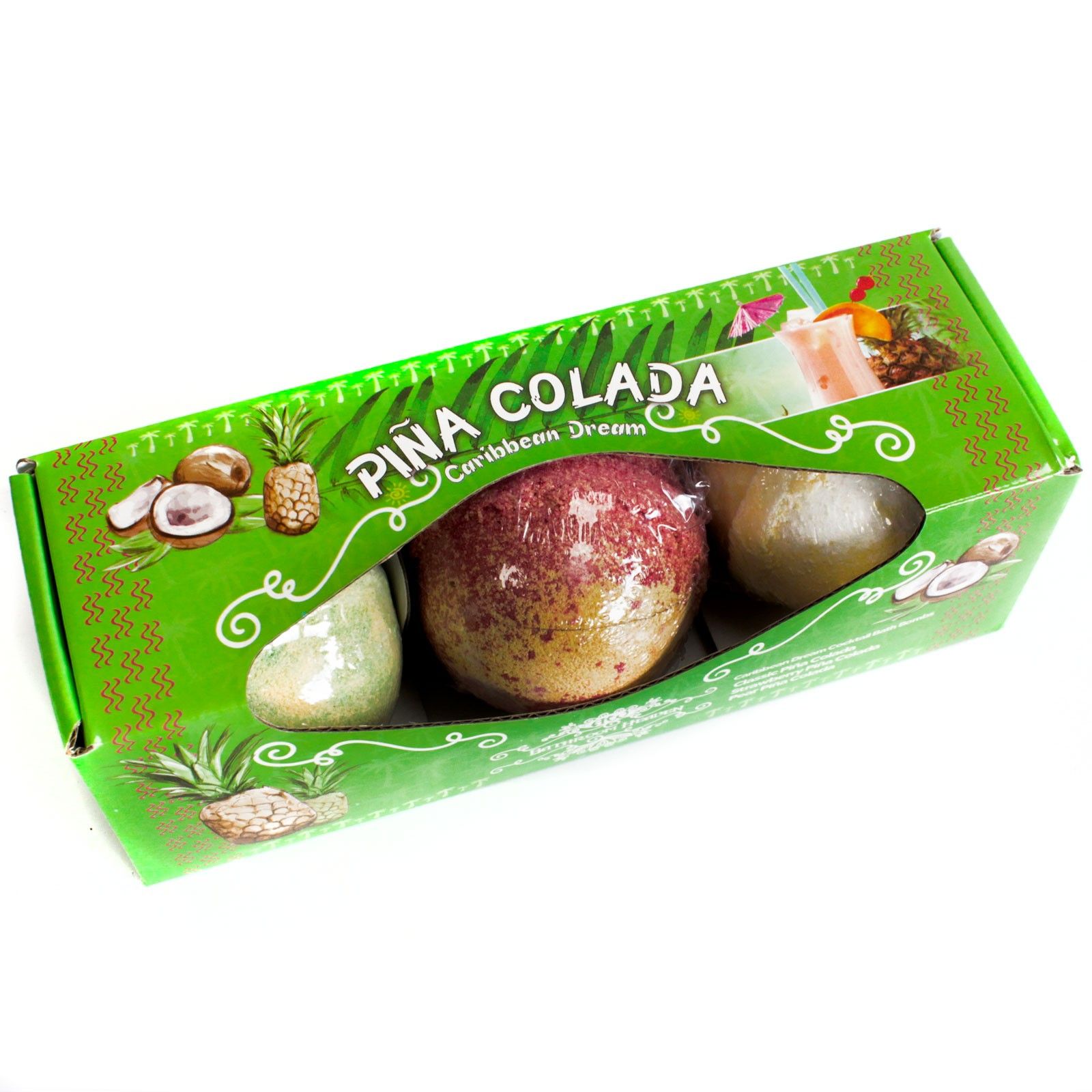 Set de 3 bombas de baño piña colada - Imagen 5
