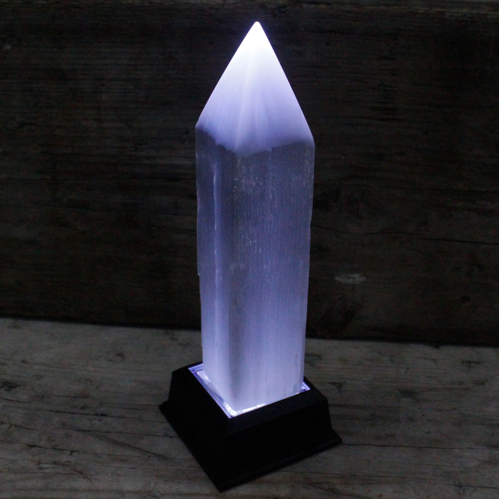 Torre de Punta de Lápiz de Selenita - 20 cm - Imagen 4