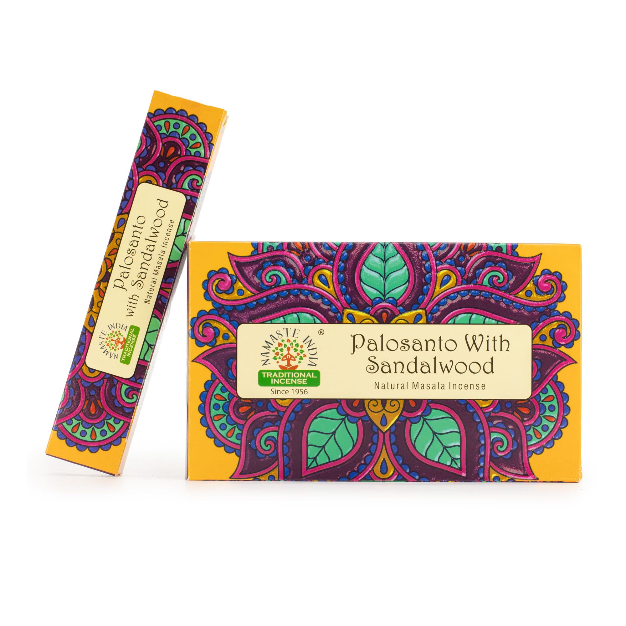 Namaste Mandala Masala Incienso - Palo Santo con Sándalo - Imagen 4