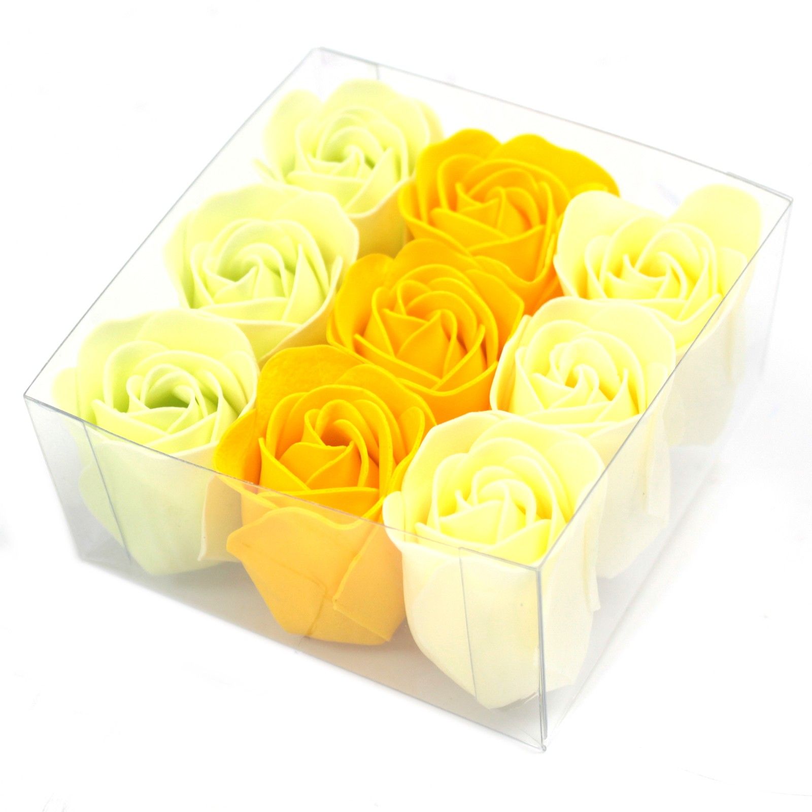 Set de 9 flores de Jabón - rosas primavera - Imagen 3