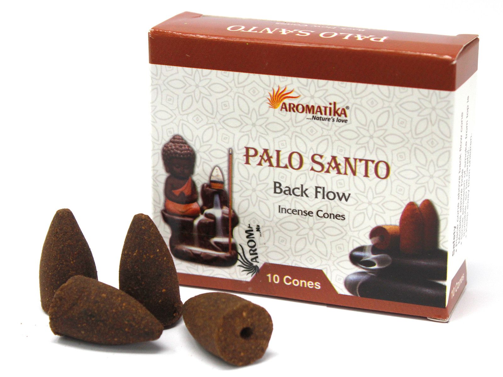 Conos de Incienso Reflujo Aromatika - Palo Santo - Imagen 5
