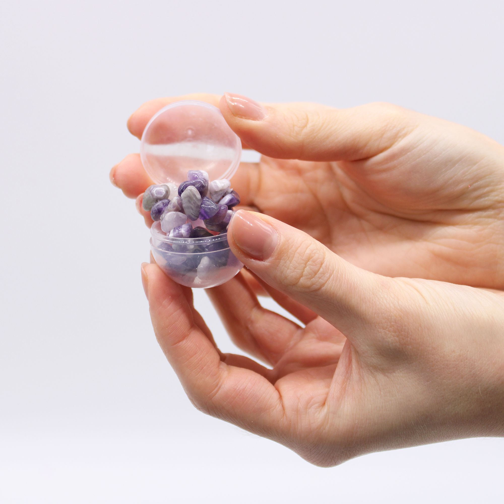 Bomba de baño con pulsera de gemas de amatista - Imagen 5