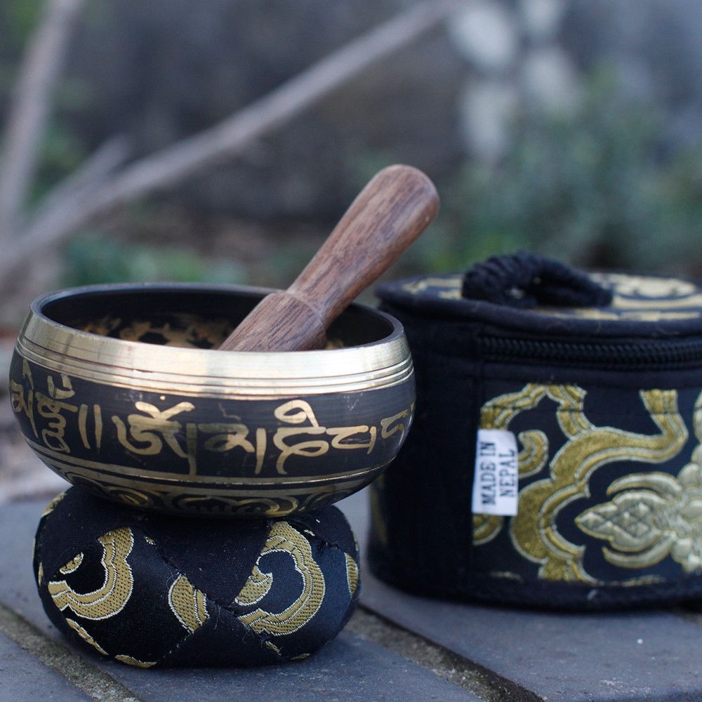 Mini Cuenco tibetano Set de Regalo - Negro - Imagen 6