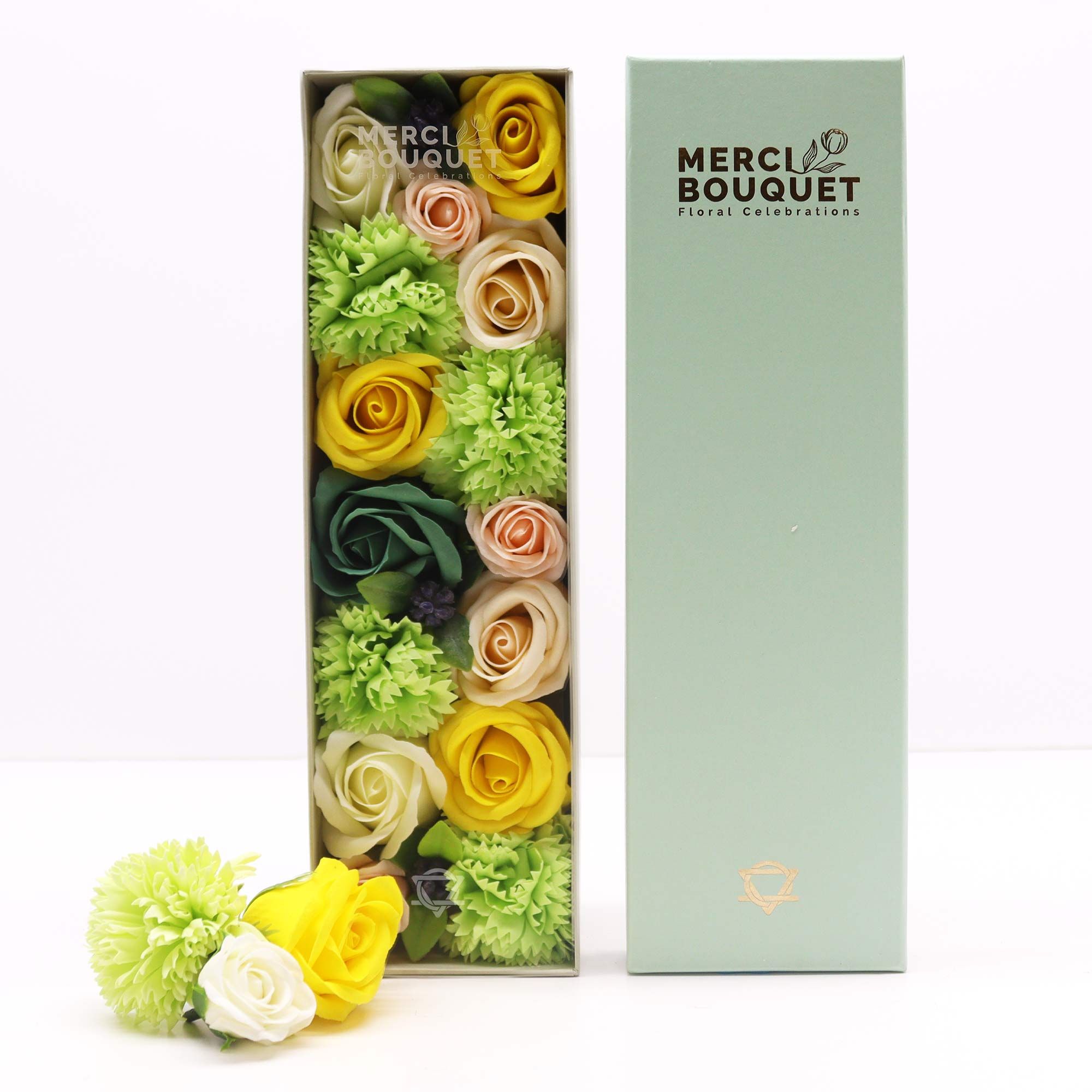 Caja Larga - Celibraciones de Primavera - Amarillo y Verdes - Imagen 4