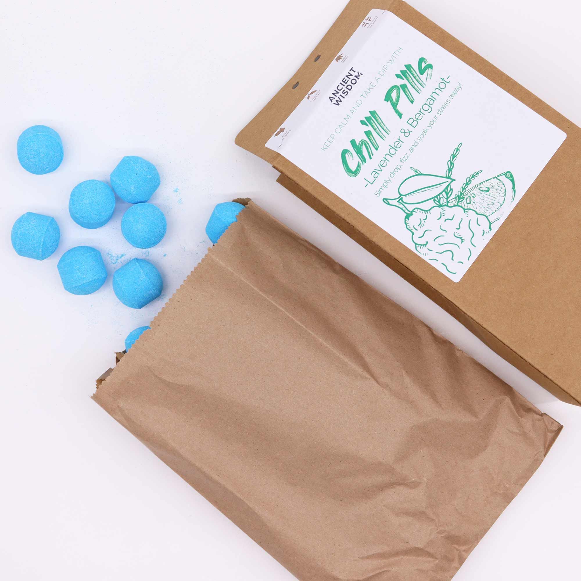 Paquete de regalo Chill Pills 350 g - Lavanda y Bergamota - Imagen 2