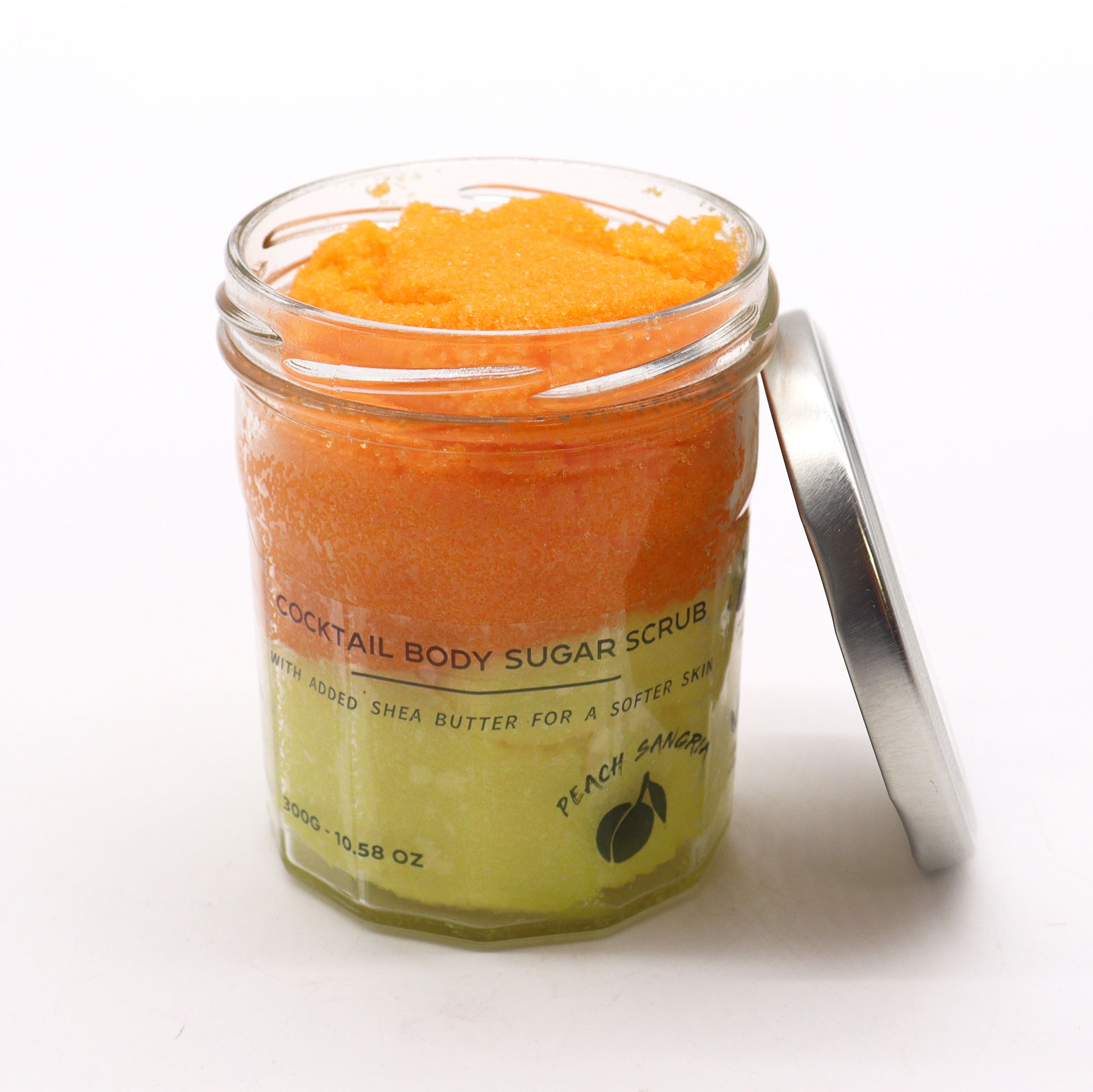 Exfoliante corporal de azúcar perfumado - Sangría de melocotón 300 g - Imagen 5