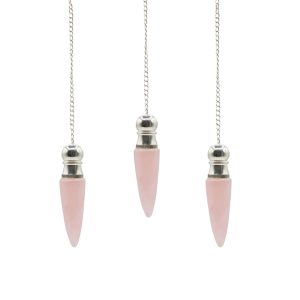 Descubrimiento de Cavidad Secreta del Péndulo de la Verdad - Cuarzo Rosa - Plateado