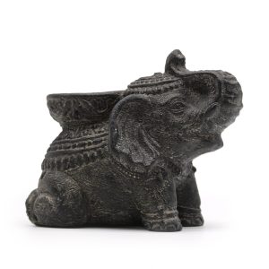 Elefante Incienso y Candelabro (antiguo negro)