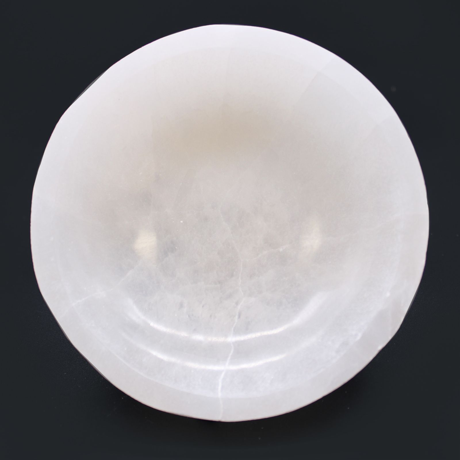 Cuenco Redondo de selenita - 15cm