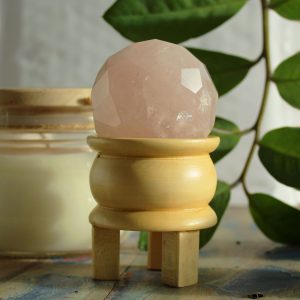 Bola Curativa de Piedras Preciosas y soporte - Amatista