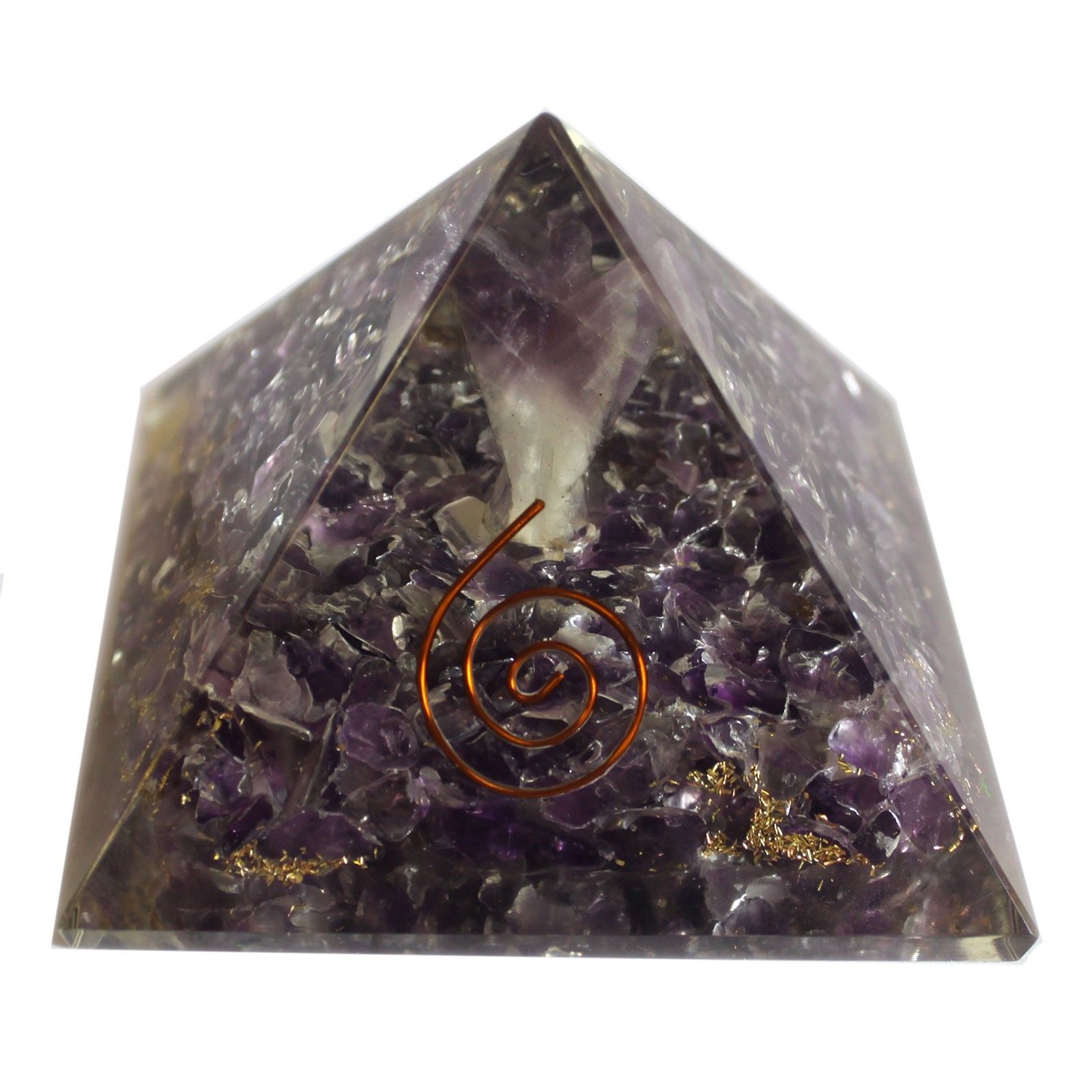 Lrg Orgonite Pirámide 70mm - Angelo - Imagen 7