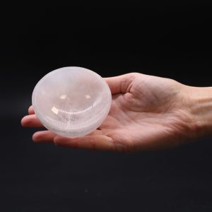 Cuenco redondo de selenita - 8cm