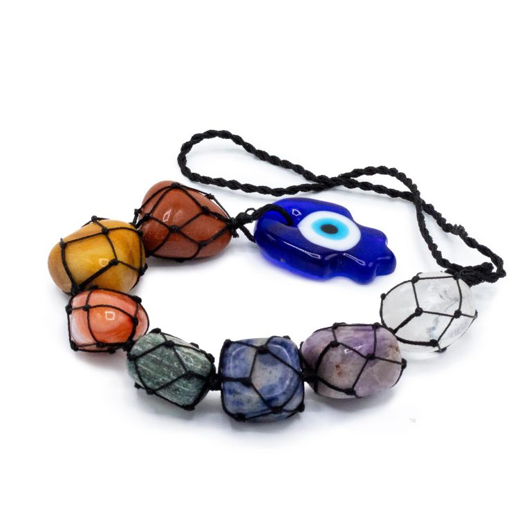 Colgantes con piedras asociadas a los chakras