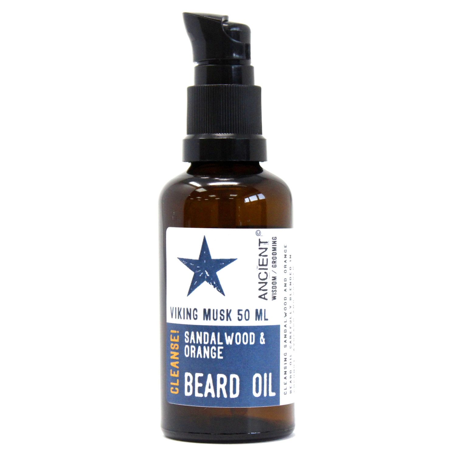 50ml Aceite para la barba - Almizcle Vikingo - Limpia! - Imagen 4