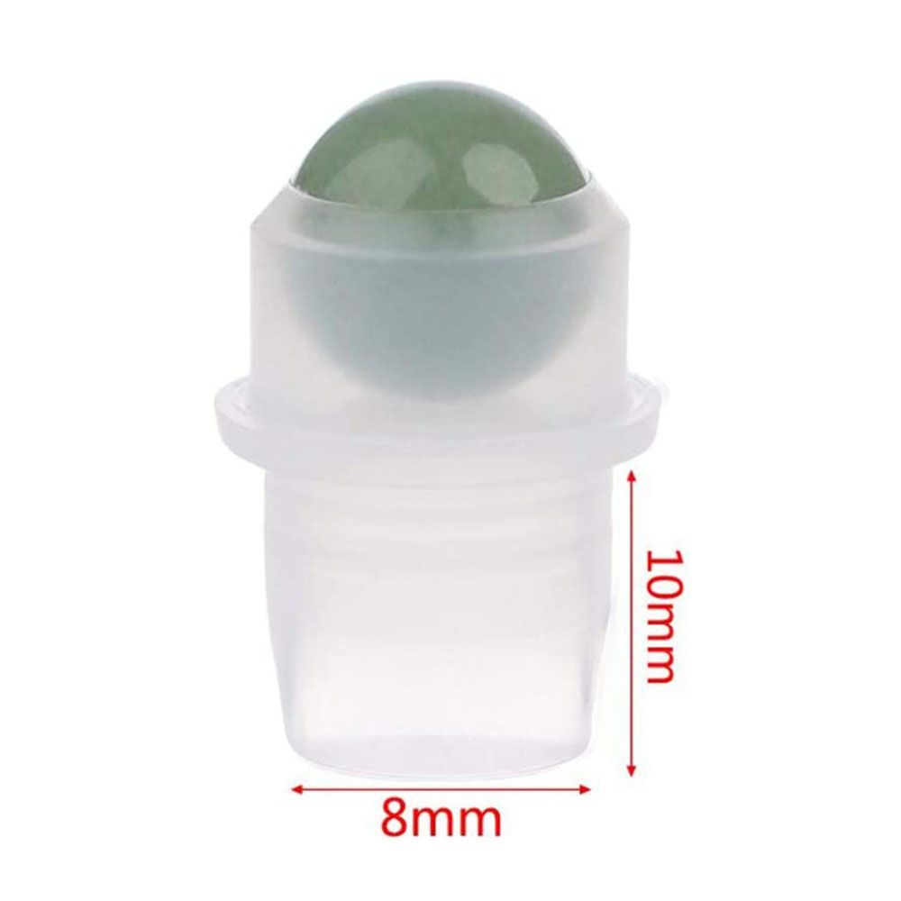 Punta de rodillo de piedras preciosas para botella de 5 ml - Aventurina - Imagen 2