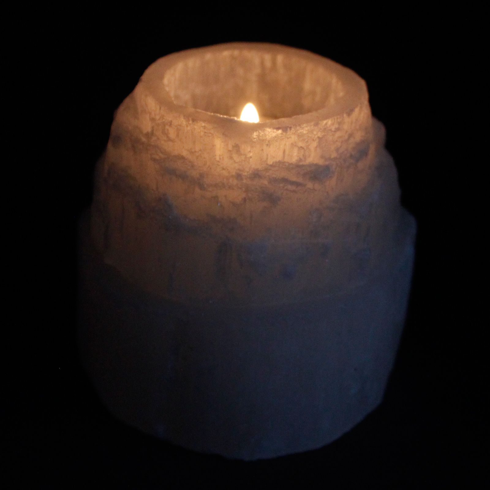 Candelabro Selenita alta montaña - 8 cm - Imagen 3