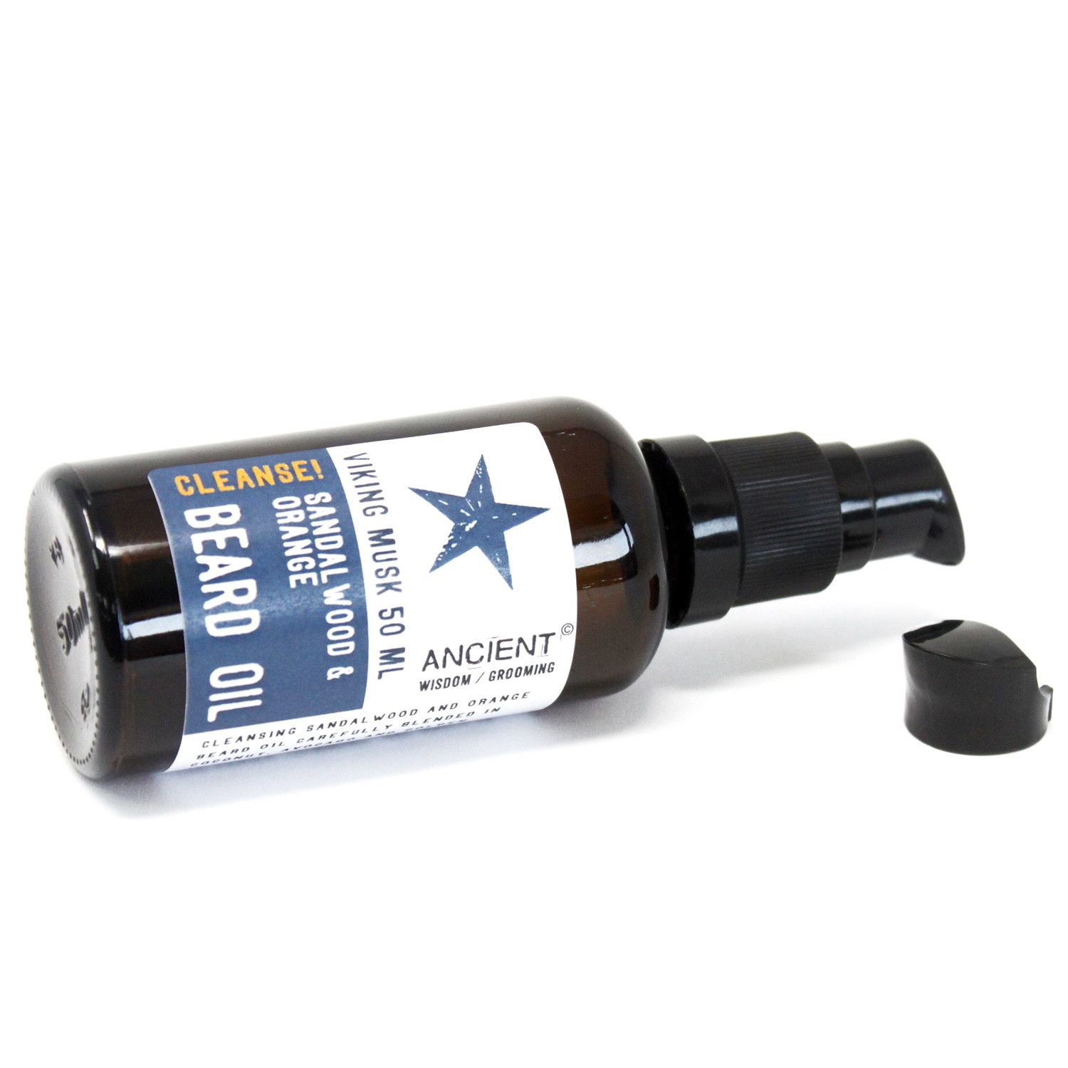 50ml Aceite para la barba - Almizcle Vikingo - Limpia! - Imagen 5