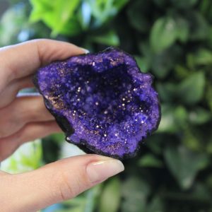 Geodas de calcita coloreada - Piedra Negra - Turquesa
