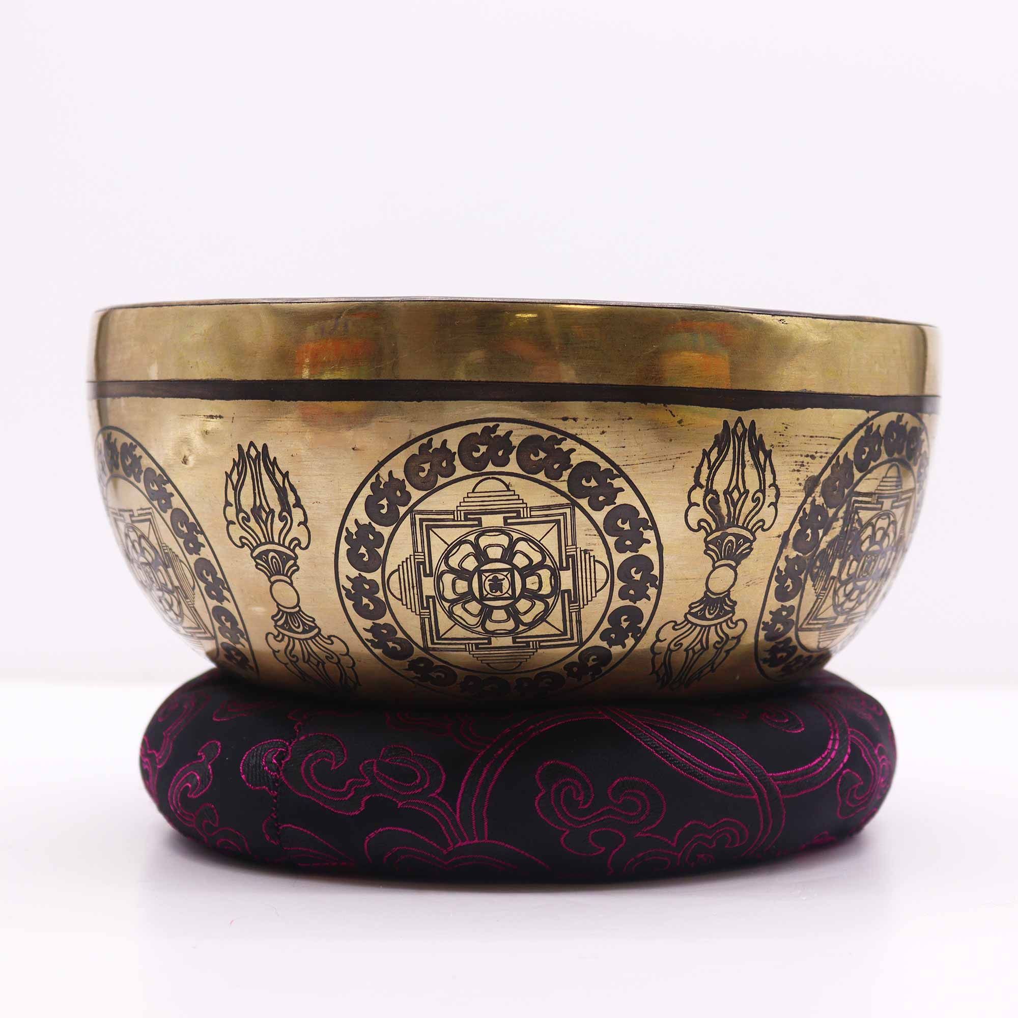 Cojín de aro de 18 cm (para cuenco tibetano de 20-24 cm) - Imagen 2