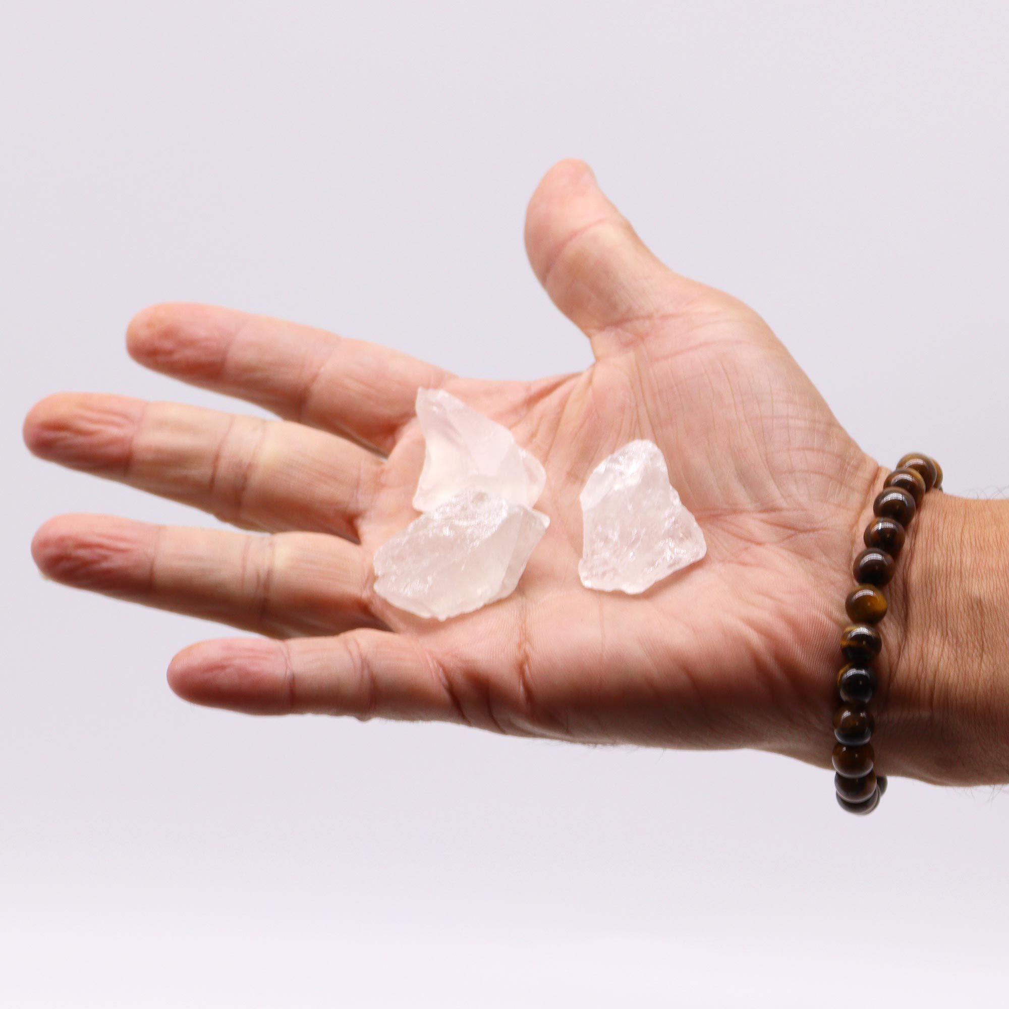 Cristales en bruto (500 g) - Cuarzo de roca - Imagen 2