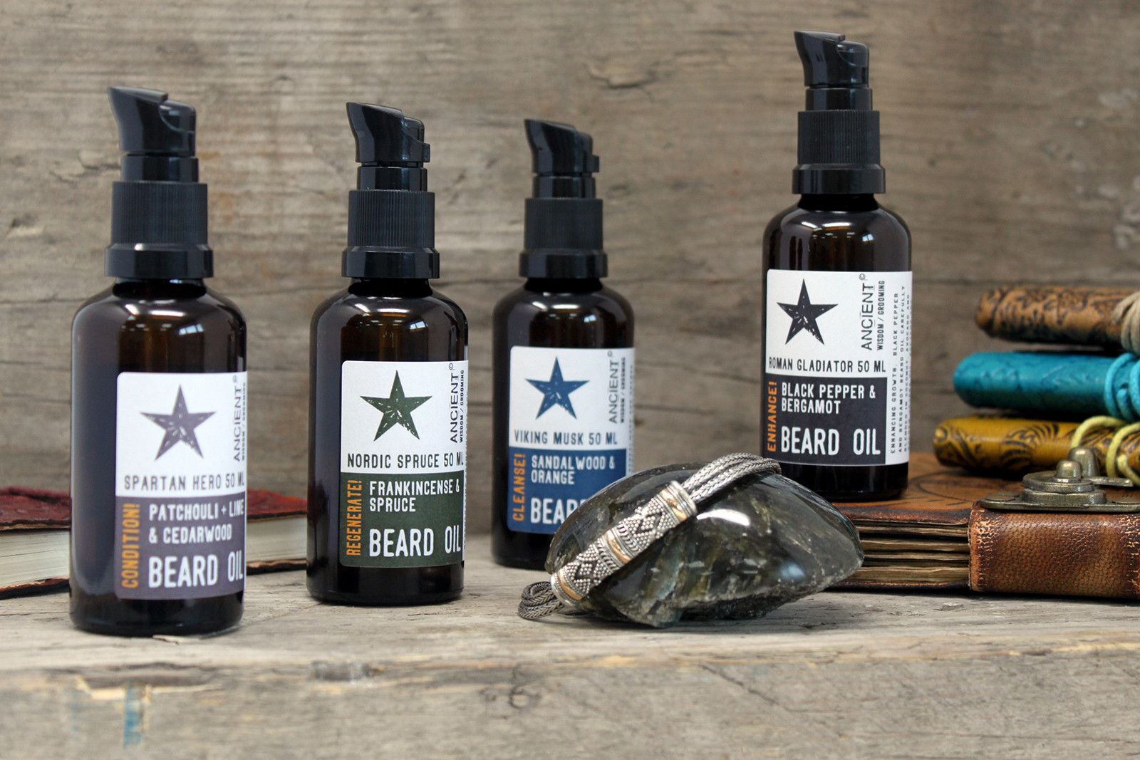 50ml Aceite para la barba - Heroe Espartano - Mantén! - Imagen 2