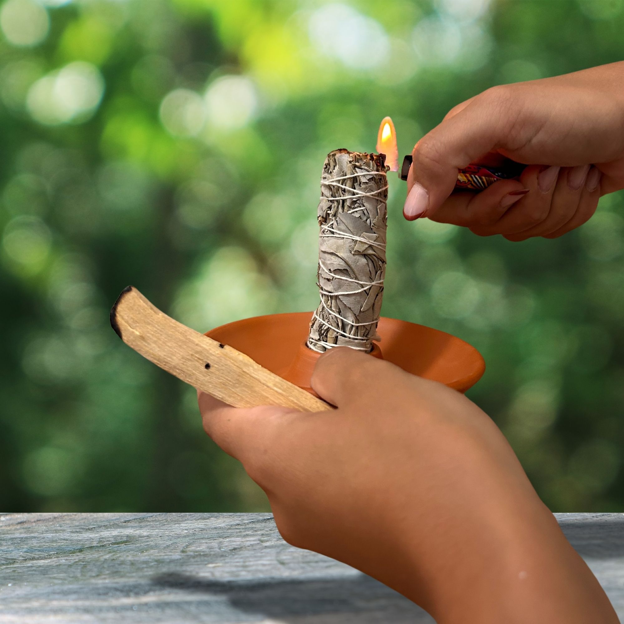 Soporte Quemador Palo Santo y Atados - Imagen 5
