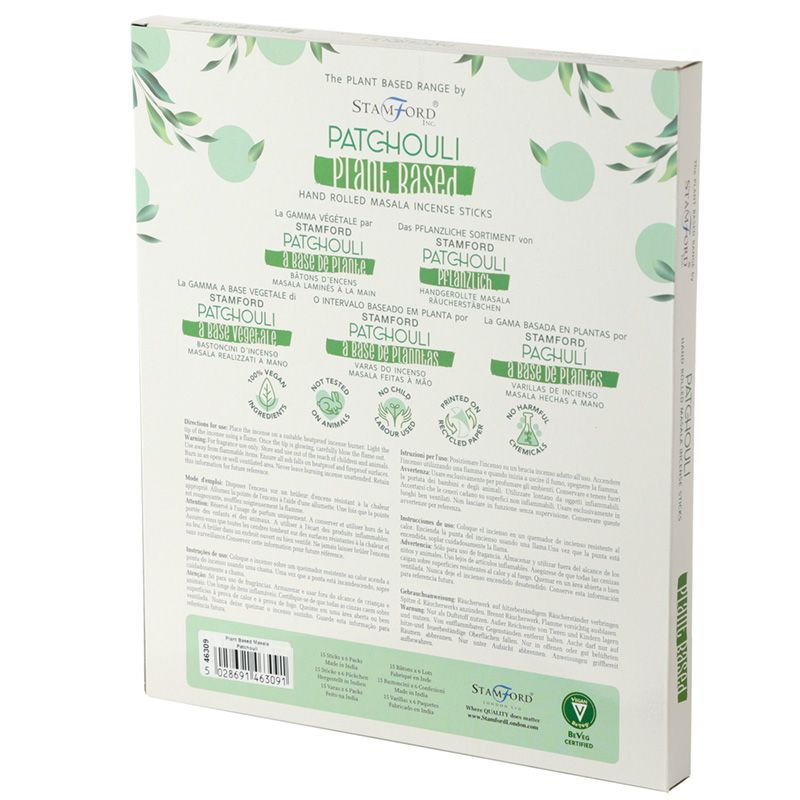Cajas de Incienso Masala a base de Plantas - Pachuli - Imagen 2