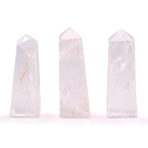 Puntas de obelisco de piedra preciosa aprox. 5 cm - Cuarzo claro