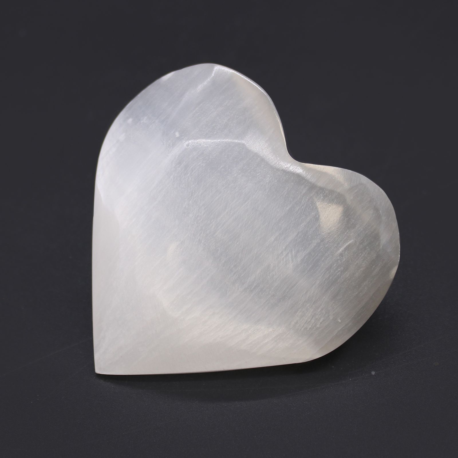 Corazón de selenita - 7-8cm - Imagen 3