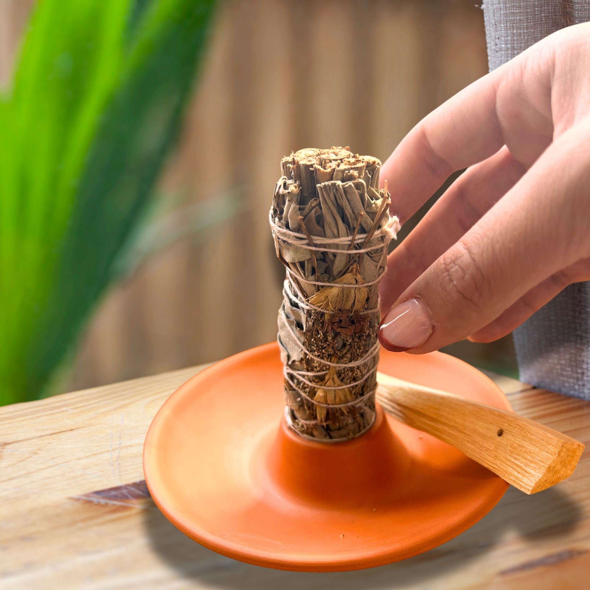 Soporte Quemador Palo Santo y Atados - Imagen 3