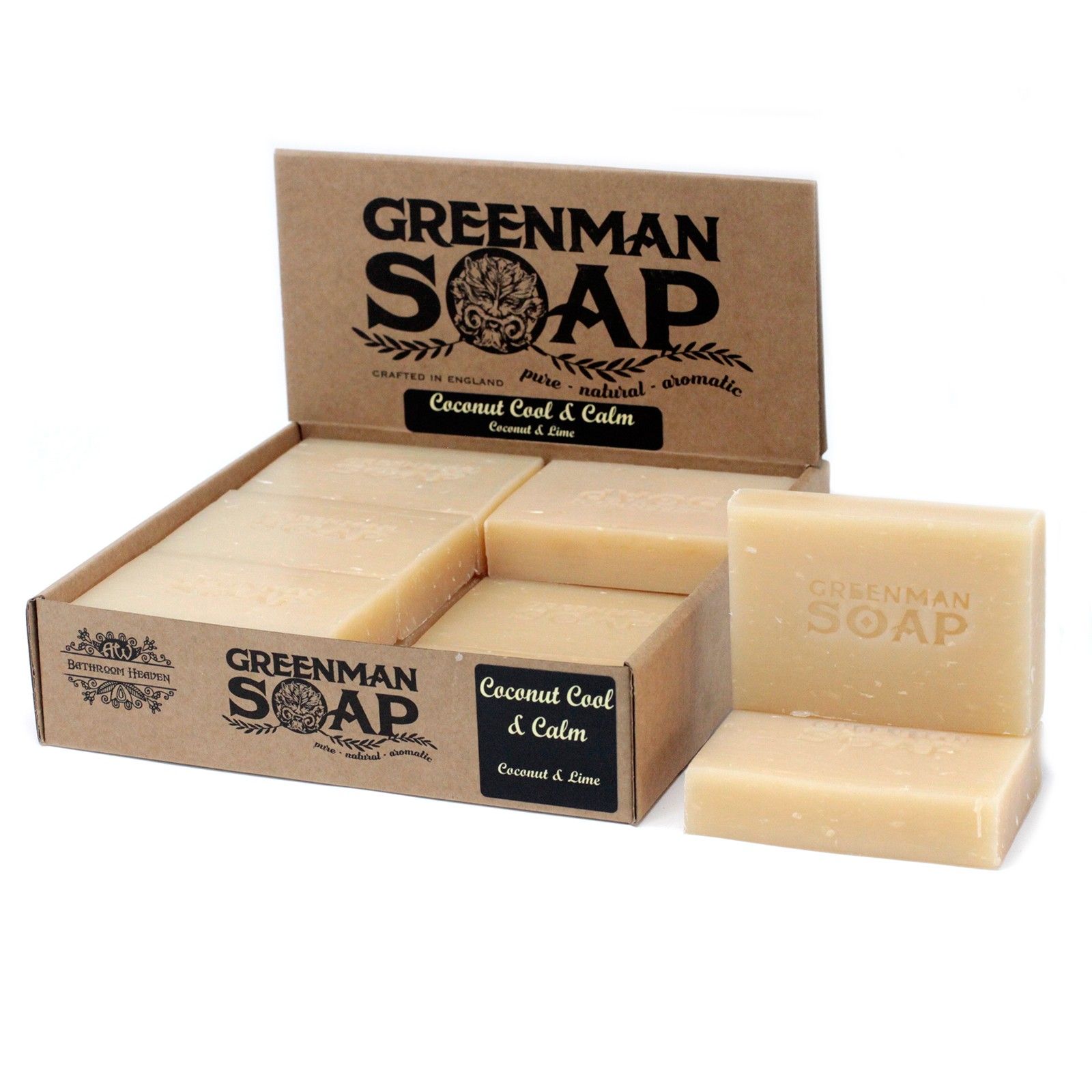 Jabón Greenman 100g - Coco fresco y tranquilo - Imagen 3