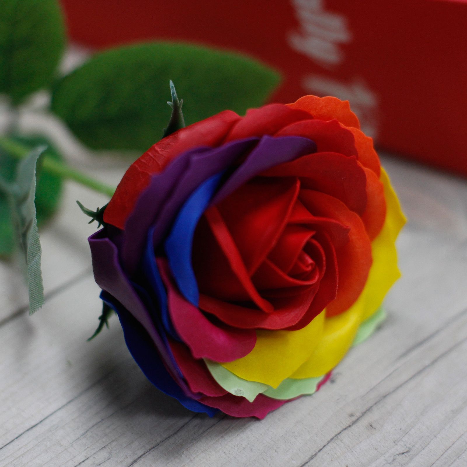 Rosa simple - Arco iris - Imagen 4