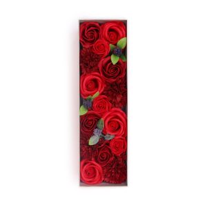 Caja Larga - Rosas Rojas Clásicas