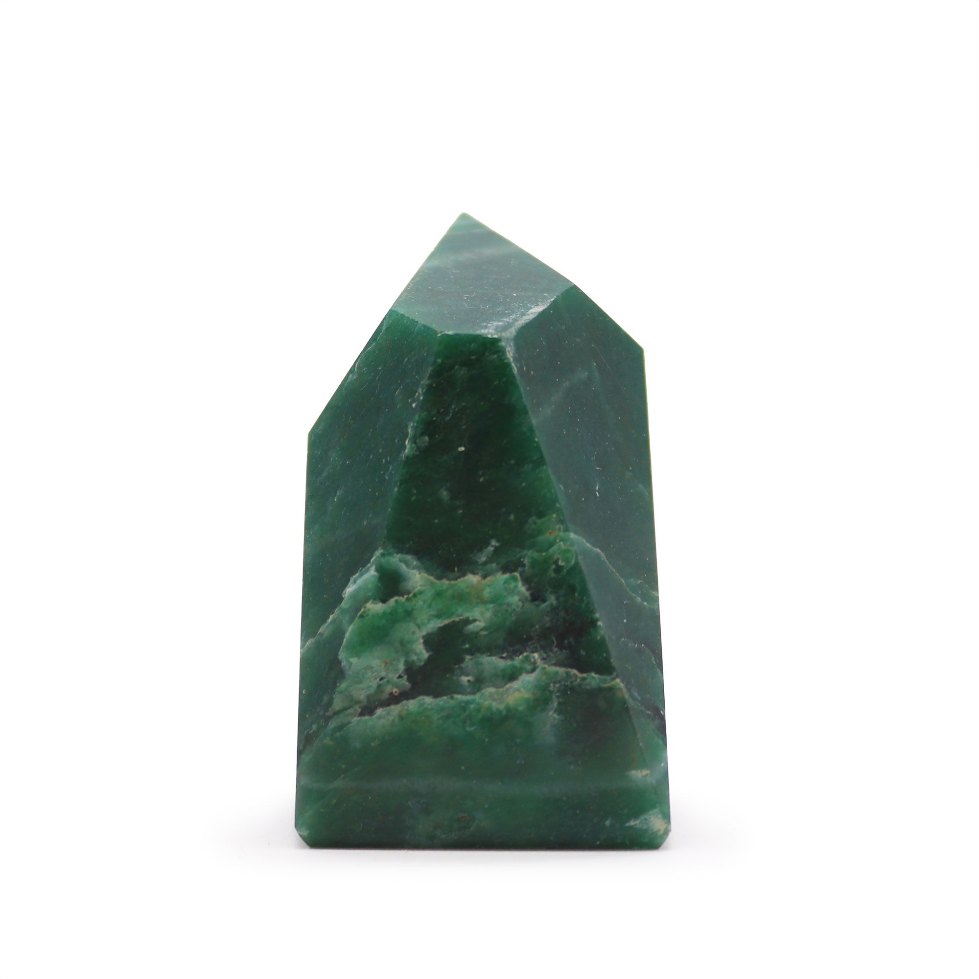 Puntas de gema aproximadamente 6 cm (0,5 kg) - Jade indio (aproximadamente 8 piezas)