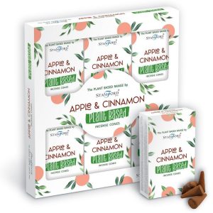 Conos de Incienso a Base de Plantas - Manzana y Canela