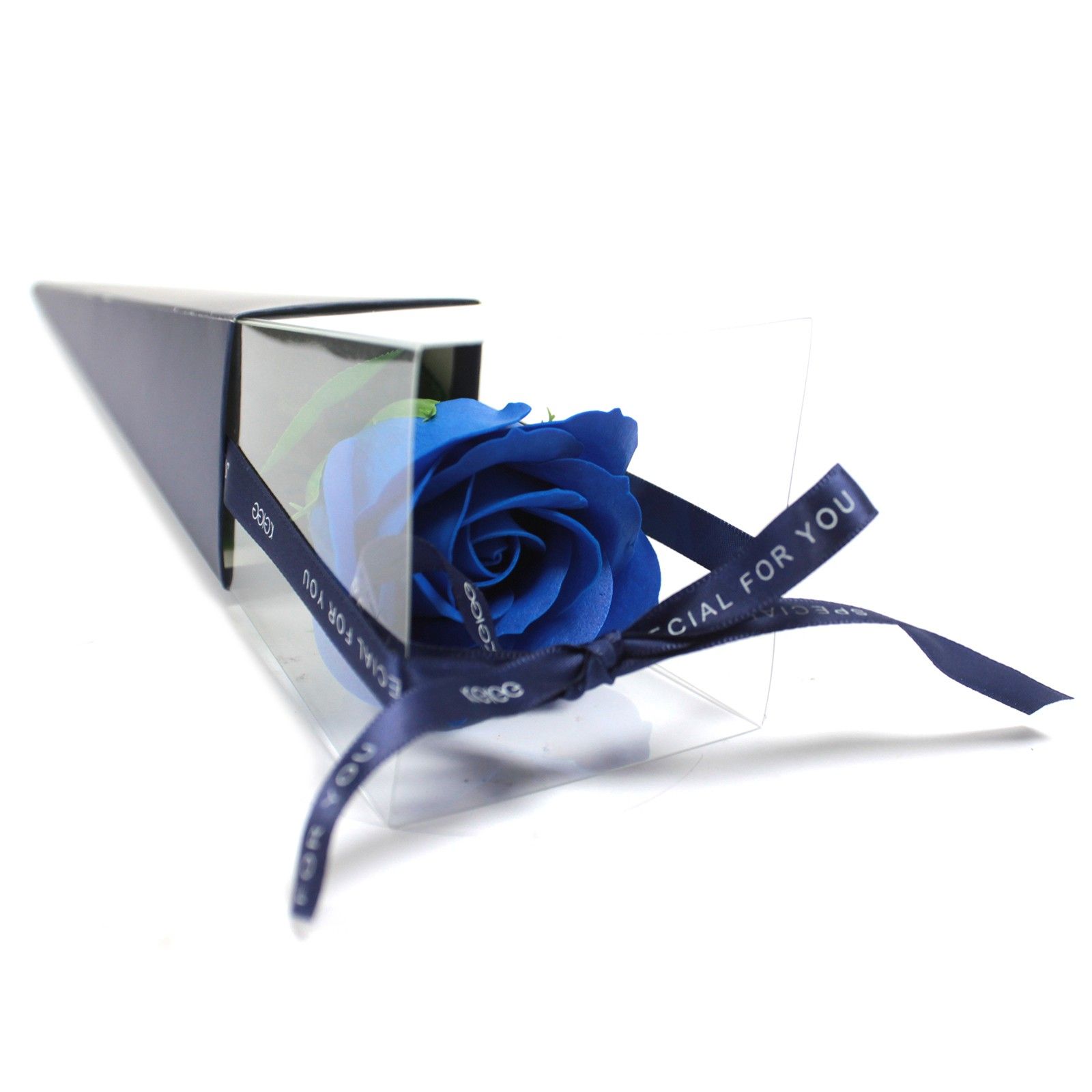 Rosa simple - rosa azul - Imagen 5