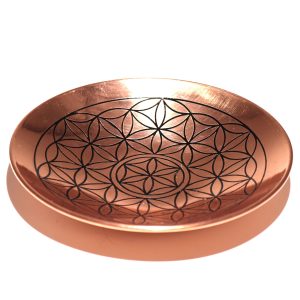 Oferta de cobre / Placa para sahumar - Flor de la Vida