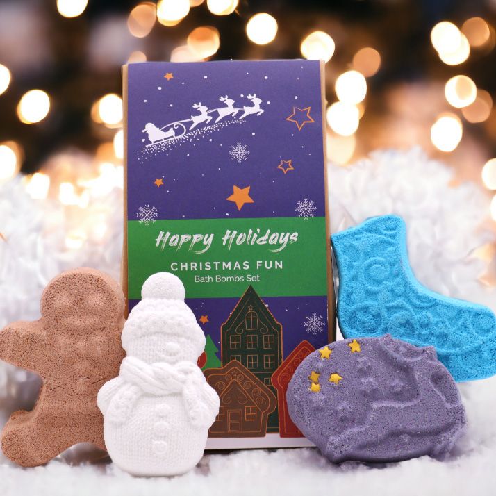 Pack de Regalo de Bomba de Baño Divertida Navidad - Imagen 4