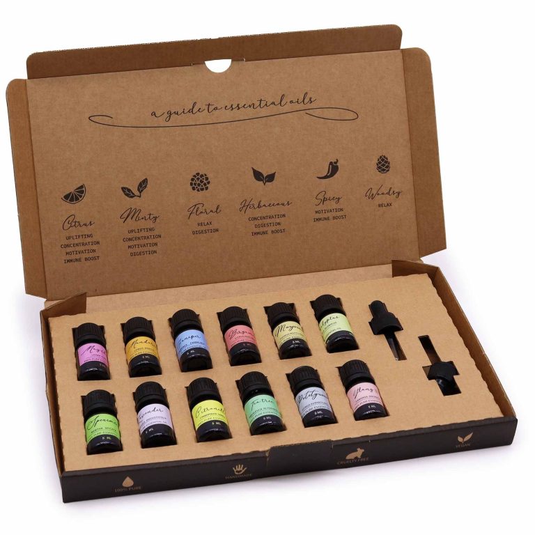 Set de aceites esenciales para aromaterapia