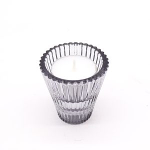Portavelas reversible para cena / vela de té - Gris medianoche