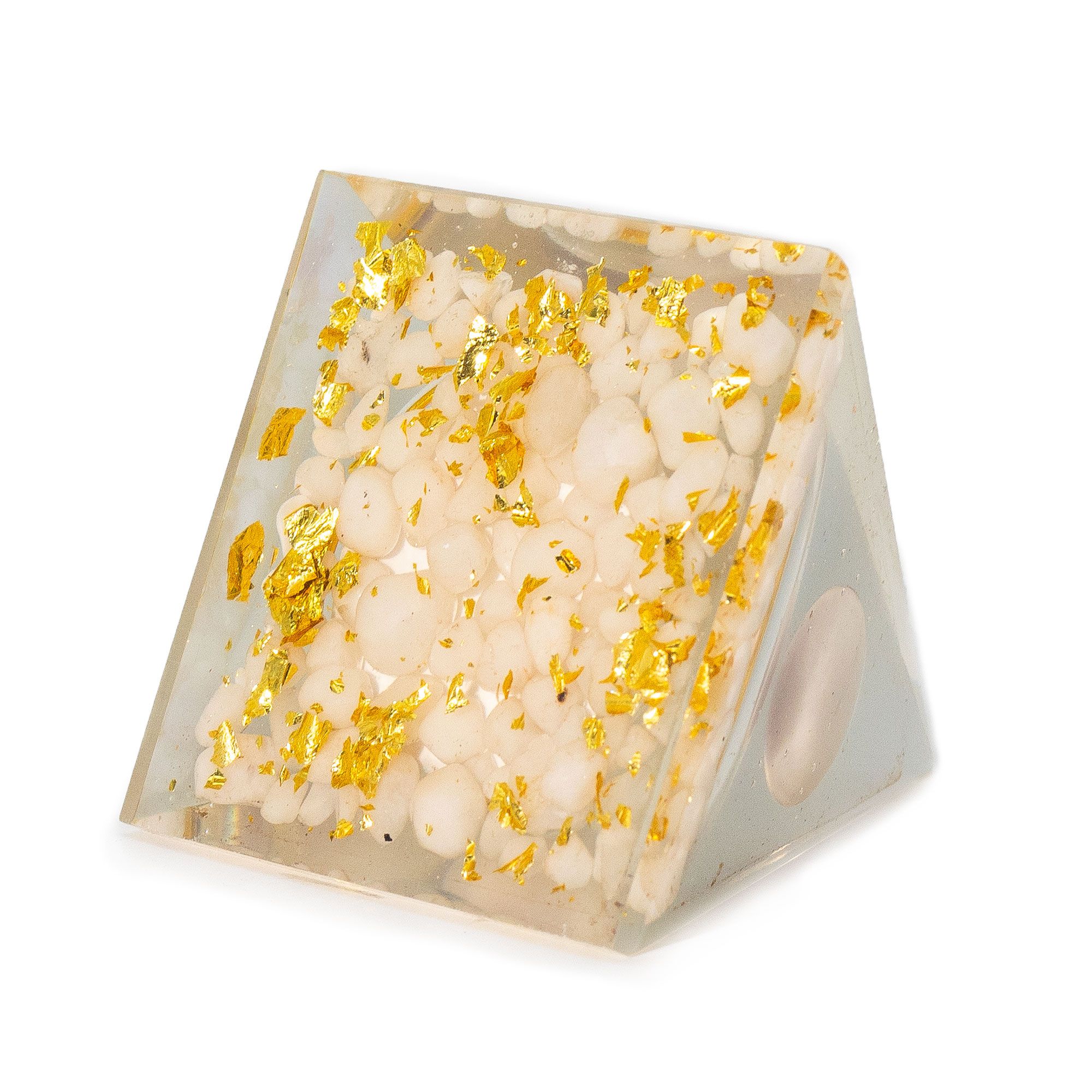 Pirámides de orgonita medianas 7x6 cm - Esfera de cuarzo flotante - Trozos de cuarzo - Imagen 4