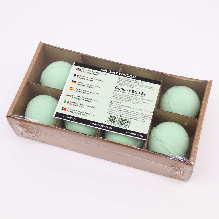 Bombas de baño con aceites esenciales