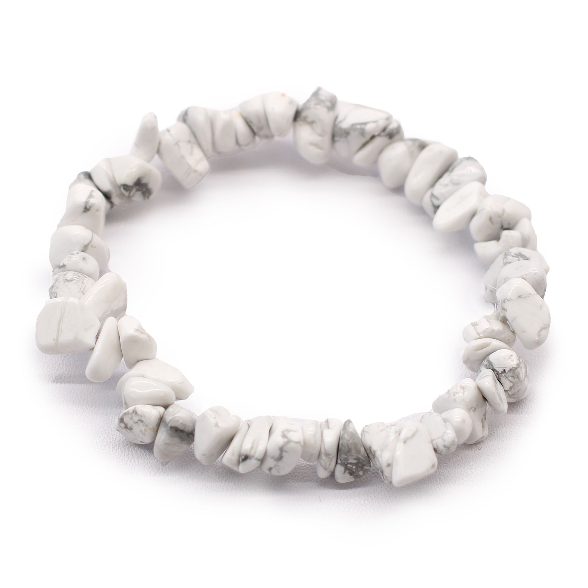 Bomba de baño con pulsera de gemas de jaspe blanco - Imagen 6