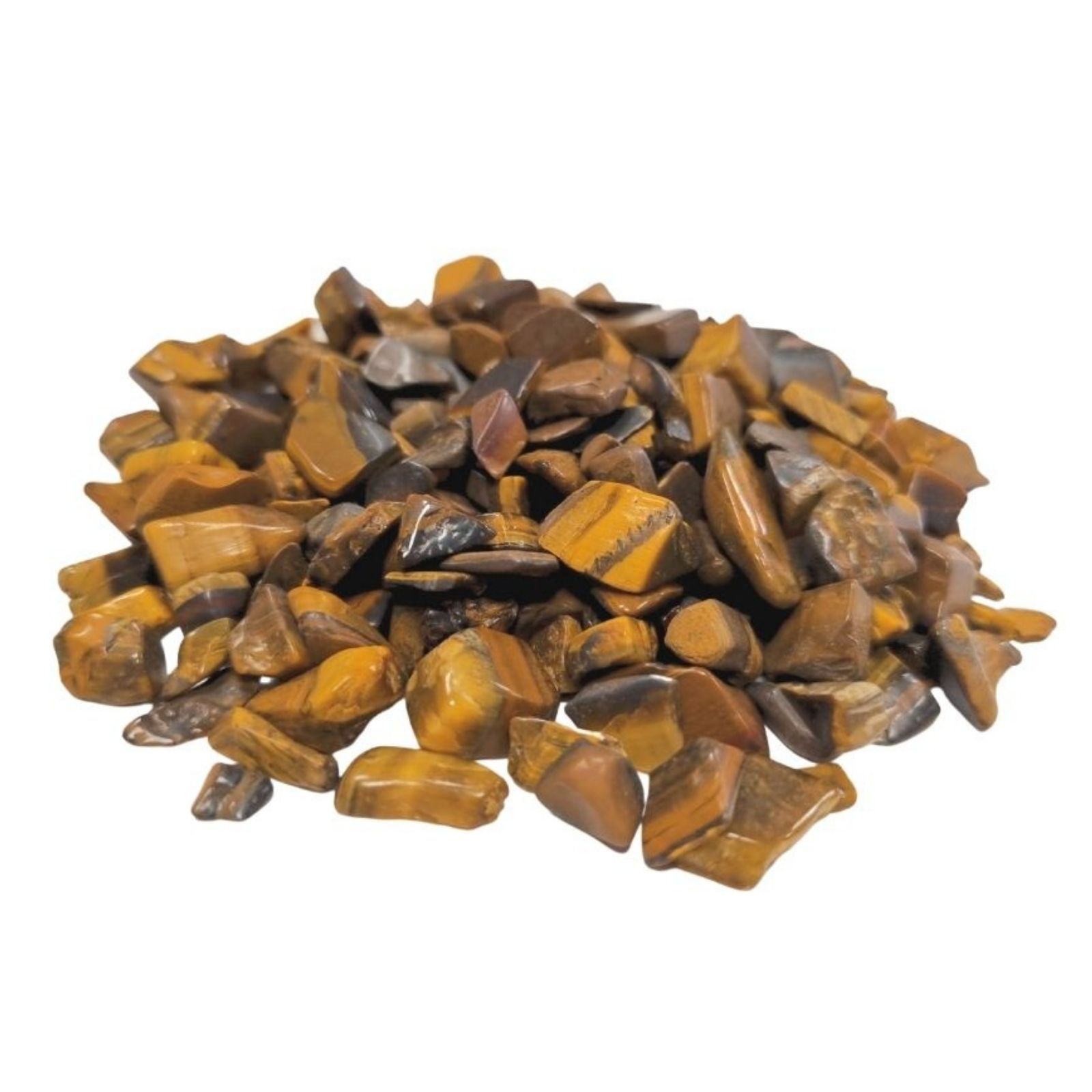Tiger Eye Gemstone Chips Bulk - 1KG - Imagen 3